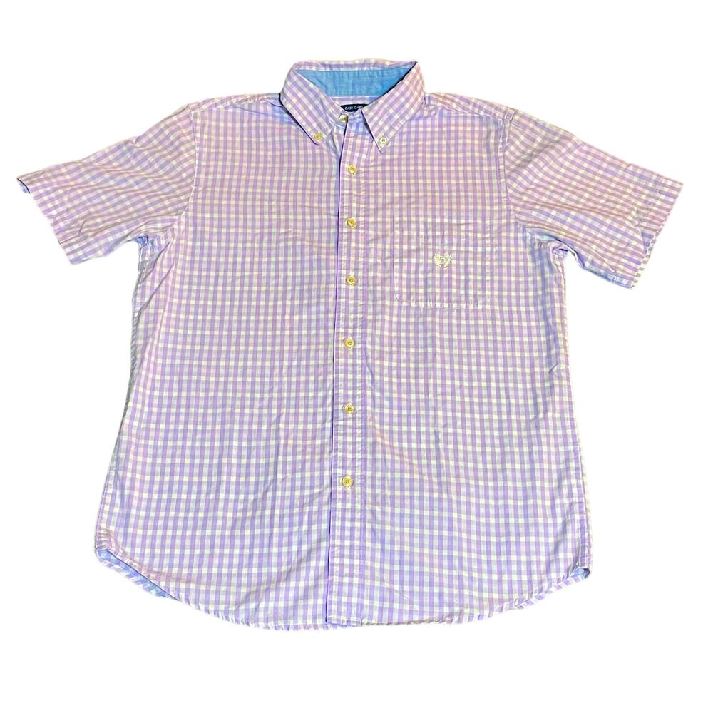 Chaps Easy Care Short Sleeve Button‎ Down Breast Pocket Men's Size S